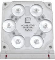 GDS-BL660 OSRAM Wall Washer Bar | 6W | 6000K | IP65 | Aluminum | Architectural Lighting, Wall Effects | TRIAC Dimmable | Long Lasting